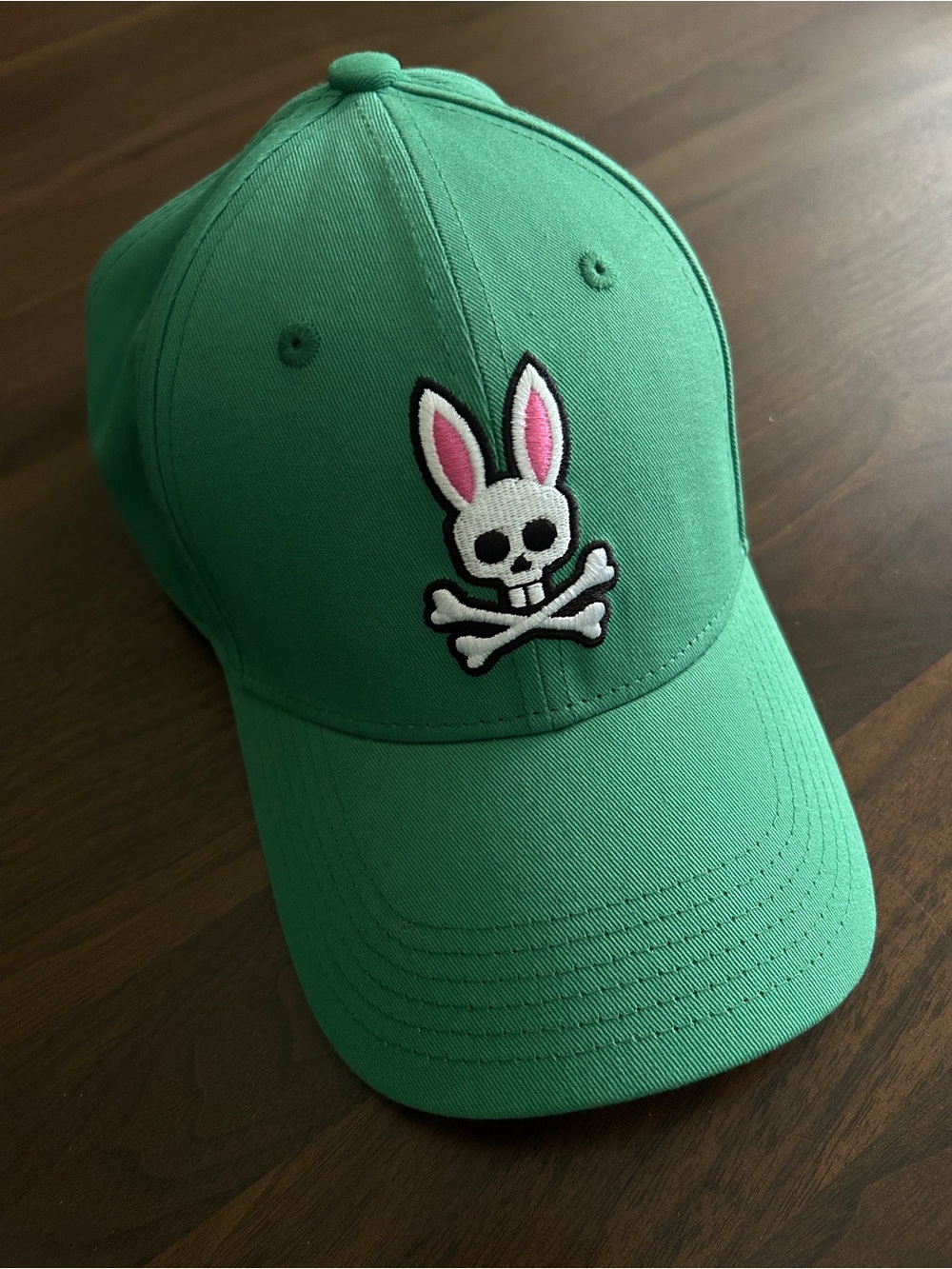 New Men Green Psycho Bunny Baseball Cap
